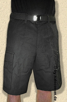 BDU-Shorts in schwarz, 6 Taschen inclusive