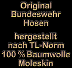 Einfach Original -Bundeswehr Hosen von natocorner