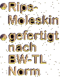 Rips-Moleskin ,aufw䮤iges Gewebe mit gezwirntem Garn