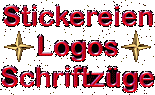 wir sticken für Sie -Logos und Schriftzüge-