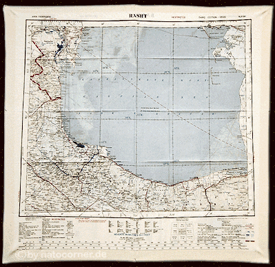 Rasht -silk maps- beidseitig bedruckt